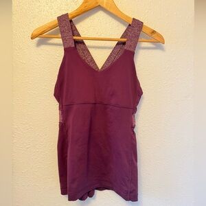 Lululemon Purple Crossback Tank Top